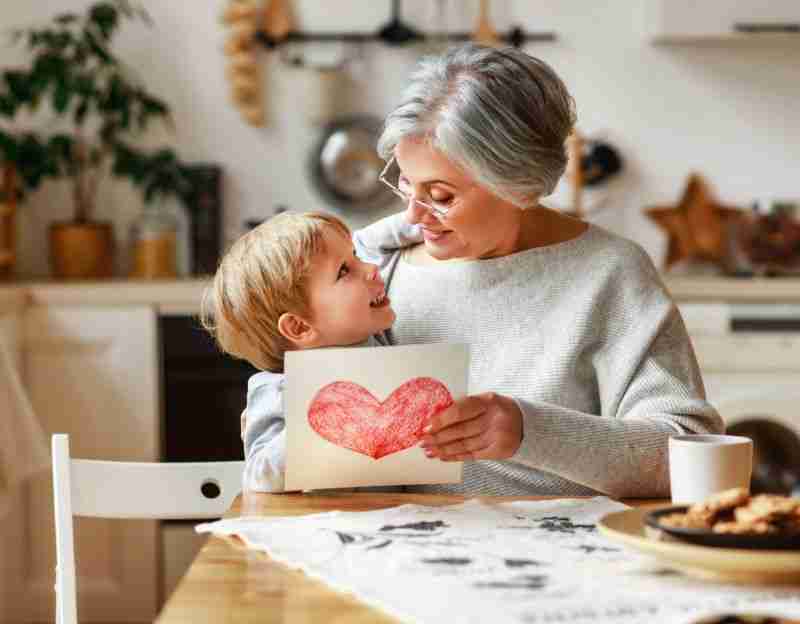 Grandmother with grandchild