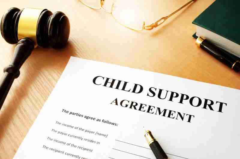 Child support papers