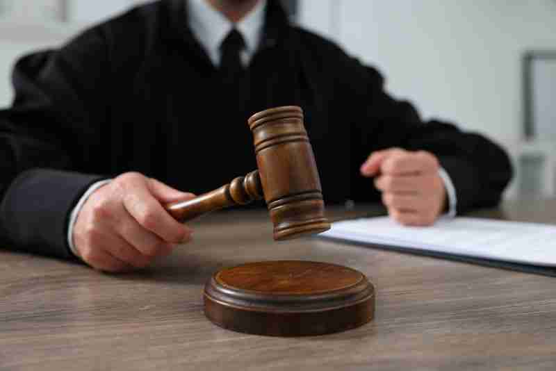 judge with gavel