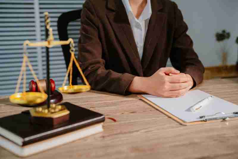 lawyer in deposition