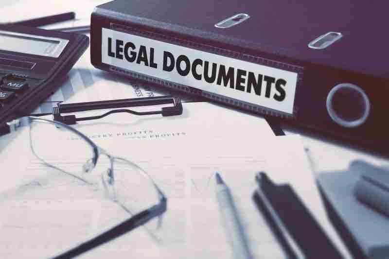 legal documents folder