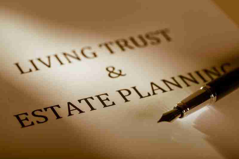 living trust and estate planning document