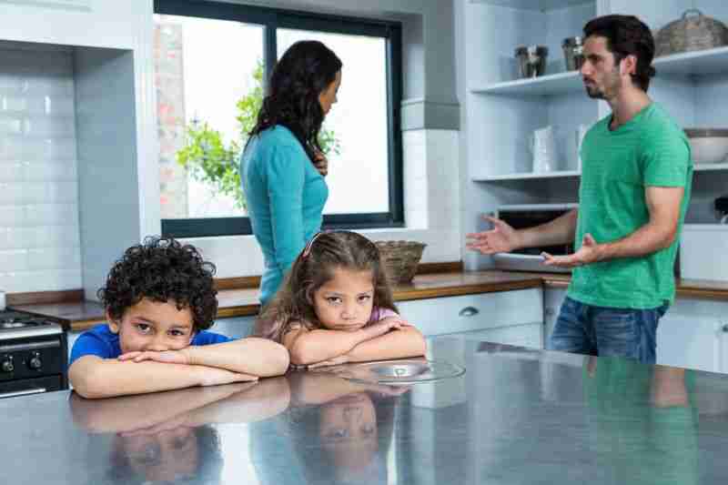 parents with unhappy children