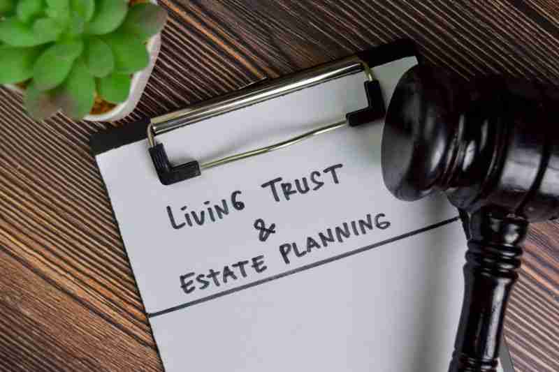 living trust and estate planning paper
